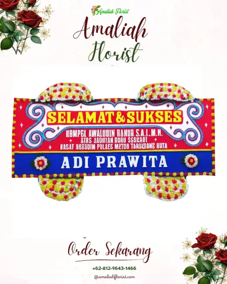 Papan Bunga Ucapan Selamat Samudra